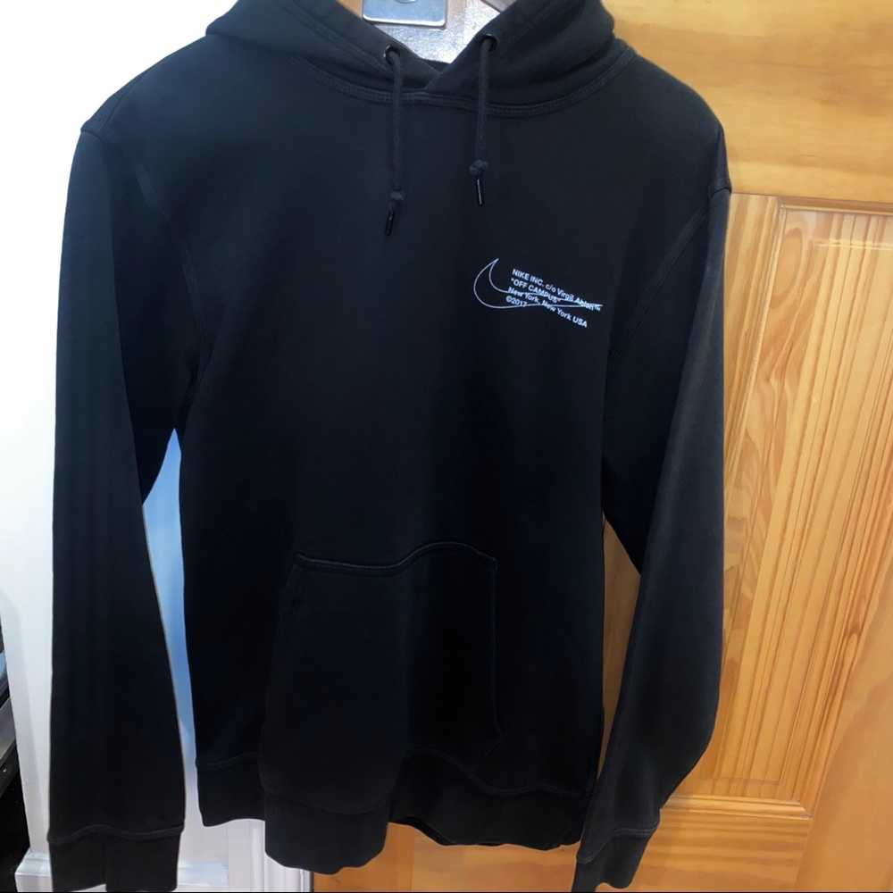 Off White x Nike Black Hoodie
